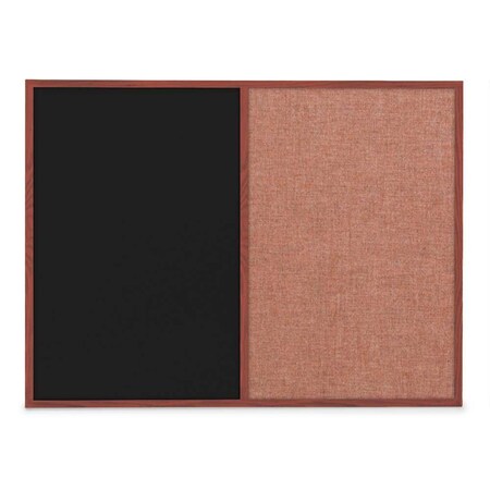 United Visual Products Slim Style Indoor Enclosed Corkboard, 48", UVRDS48SBH-BRONZE-SURF UVRDS48SBH-BRONZE-SURF